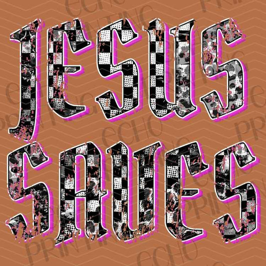 FTHG 1354 - JESUS SAVES RETRO STYLE