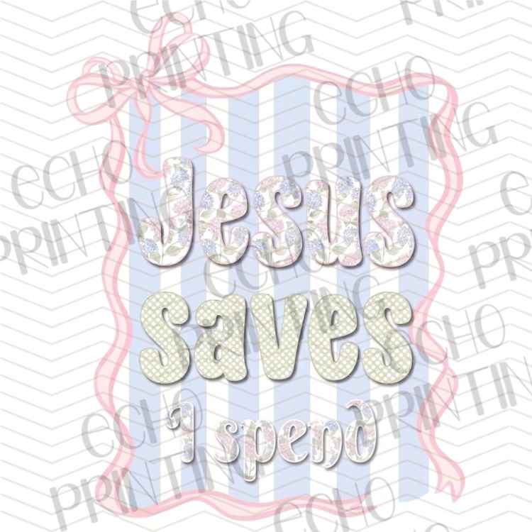 FTHG 1359 - JESUS SAVES LIGHT PASTEL