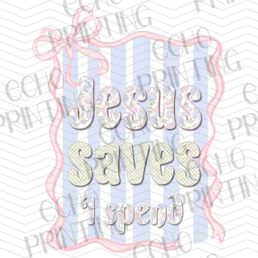 FTHG 1359 - JESUS SAVES LIGHT PASTEL