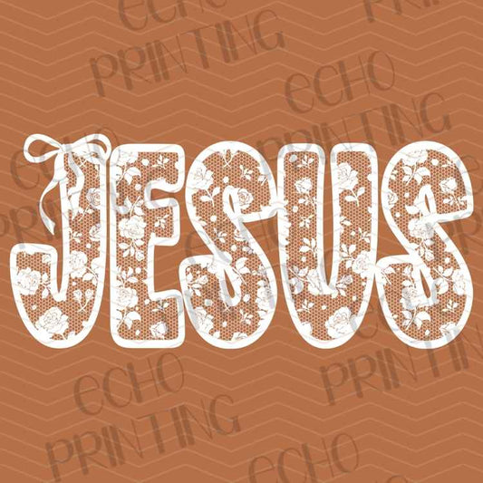 FTHG 1364 - JESUS RETRO LETTERING