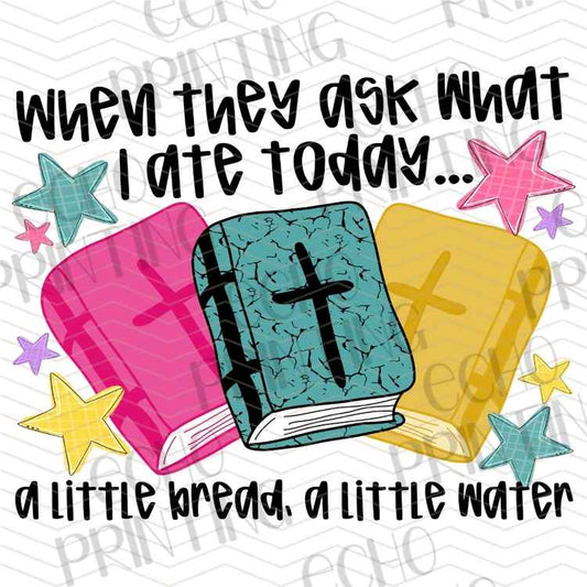 FTHG 1394 - LITTLE BREAD AND WATER