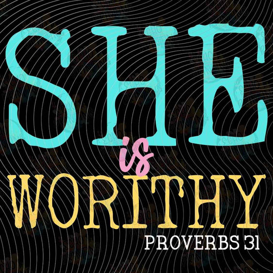 FTHG 1417 - SHE IS WORTHY