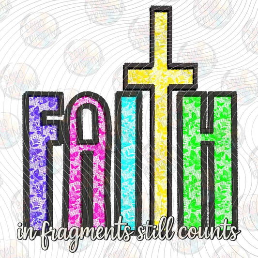 FTHG 1425 - FAITH CROSS LETTERING