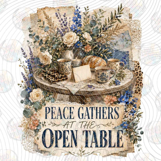 FTHG 1474 - PEACE GATHERS AT THE TABLE