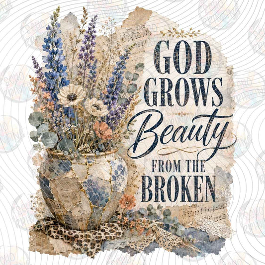 FTHG 1478 - GOD GROWS BEAUTY FROM BROKEN