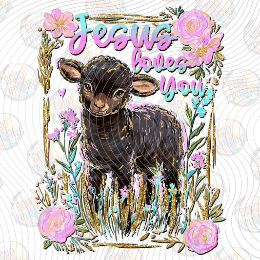 FTHG 1523 - JESUS LOVES YOU HIGHLAND COW