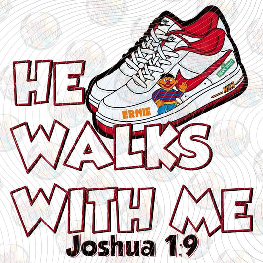 FTHG 1744 - HE WALKS WITH ME RED SHOES