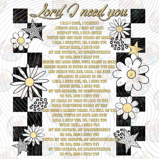 FTHG 1754 - LORD I NEED YOU