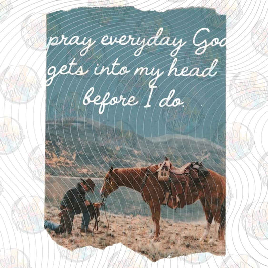 FTHG 1778 - PRAY EVERYDAY HORSES