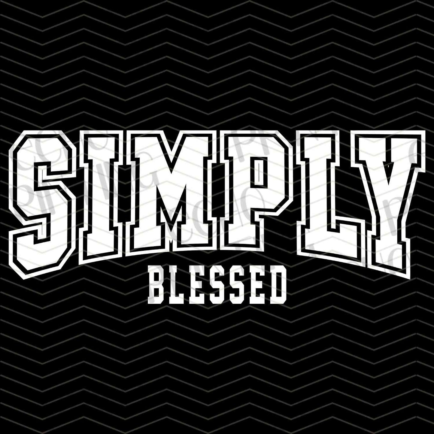 FTHG 722 - SIMPLY BLESSED
