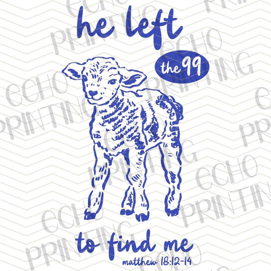 FTHG 936 - HE LEFT THE 99 TO FIND ME