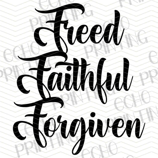 FTHG 955 – FREED FAITHFUL FORGIVEN