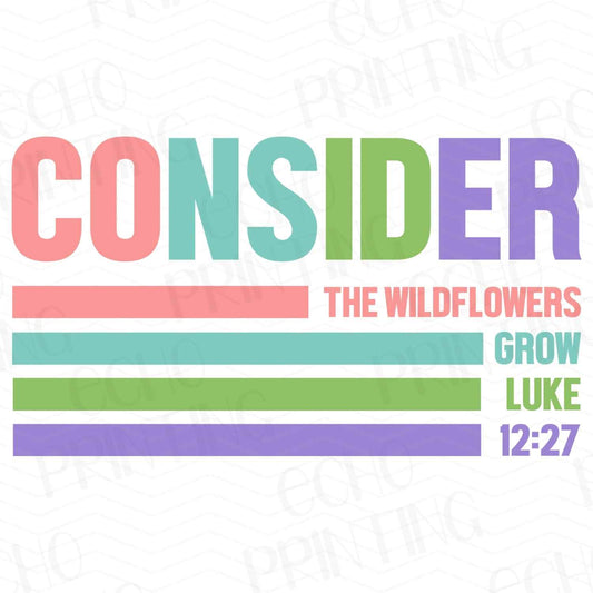 FTHG 107 - CONSIDER THE WILDFLOWERS