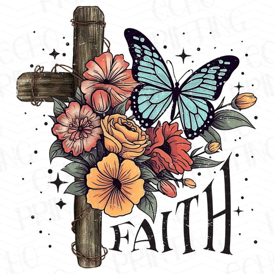 FTHG 114 - FAITH BUTTERFLY BLOOMS
