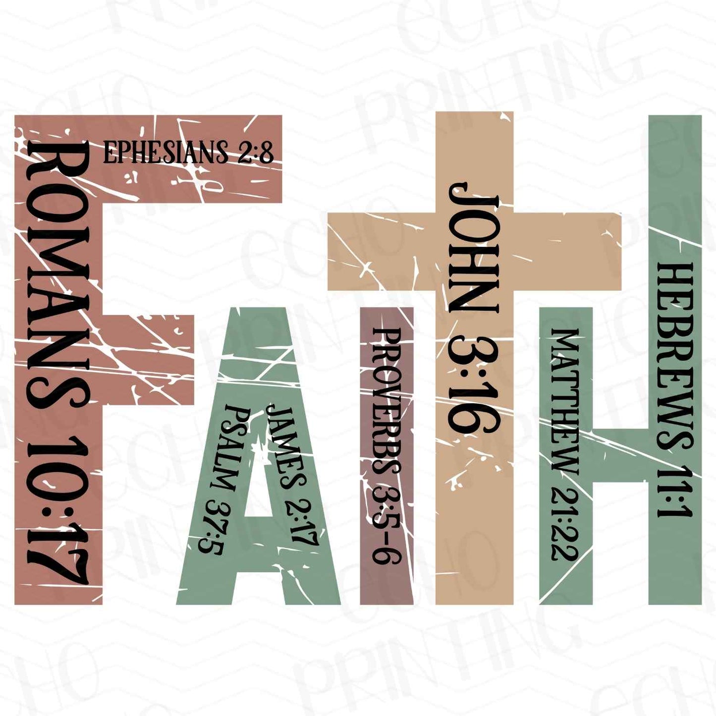 FTHG 117 - FAITH SCRIPTURE COLLAGE
