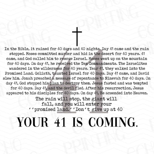 FTHG 178 - YOUR 41 IS COMING