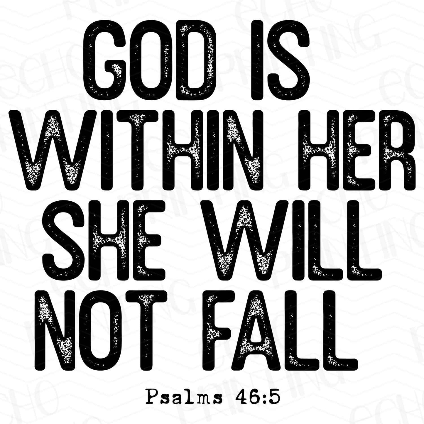 FTHG 190 - GOD IS WITHIN HER SHE WILL NOT FALL
