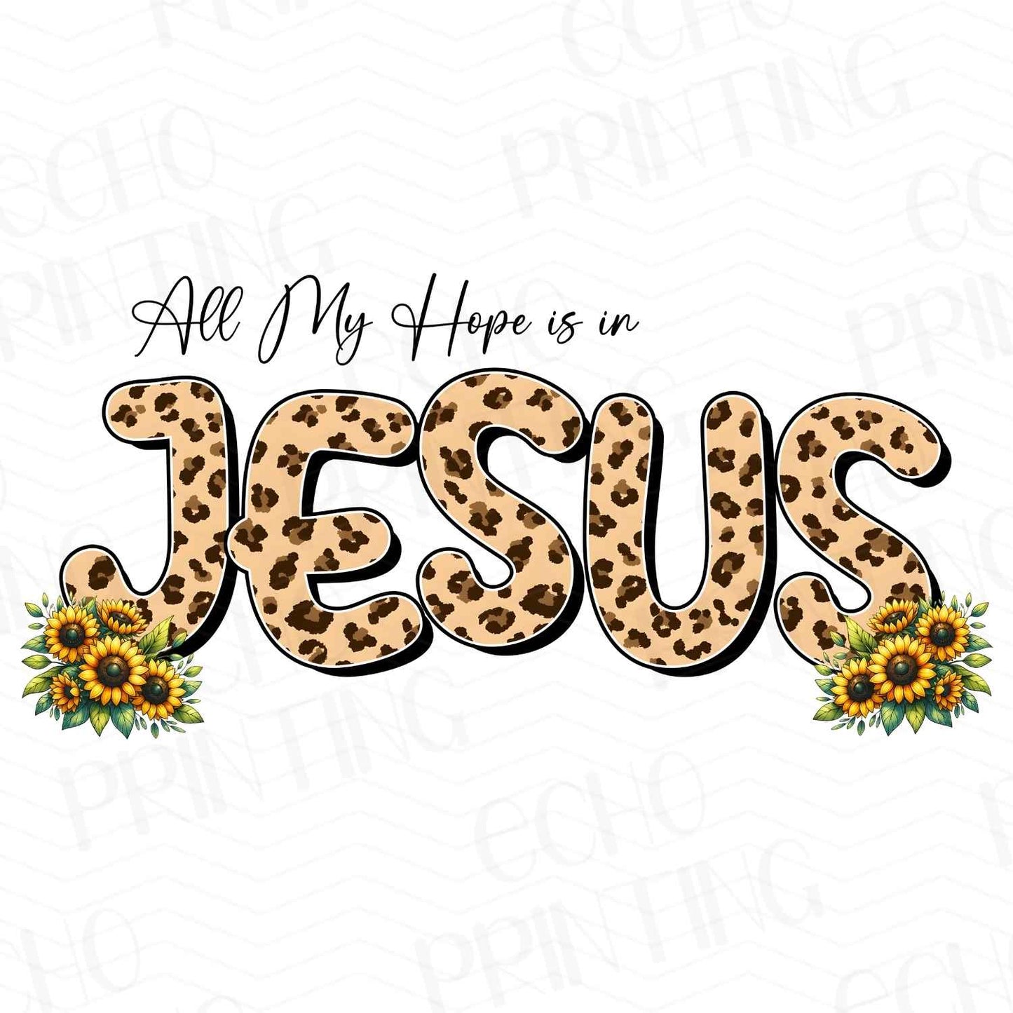 FTHG 232 - STILL MY HOPE IS JESUS SUNFLOWER