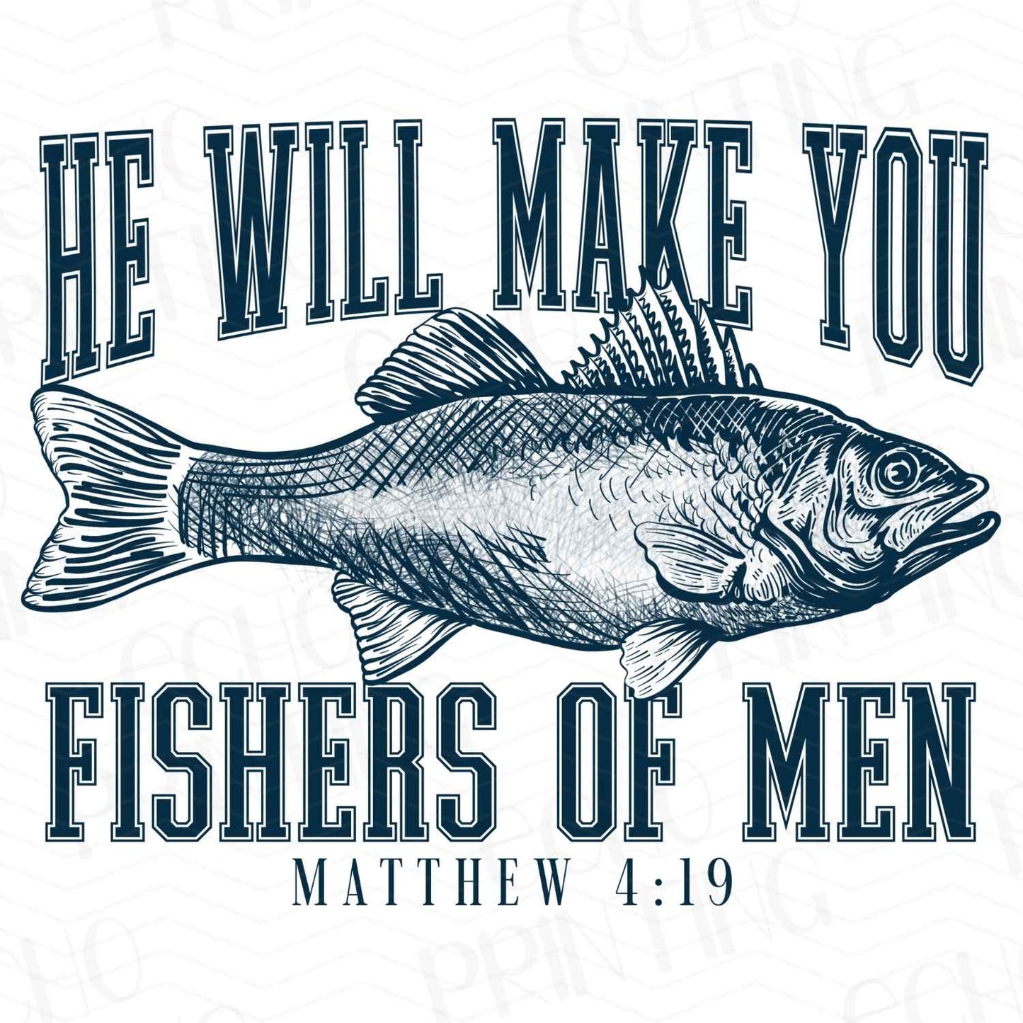 FTH 369 – HE WILL MAKE YOU FISHERS OF MEN BLUE