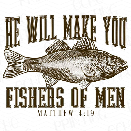 FTHG 370 – HE WILL MAKE YOU FISHERS OF MEN BROWN