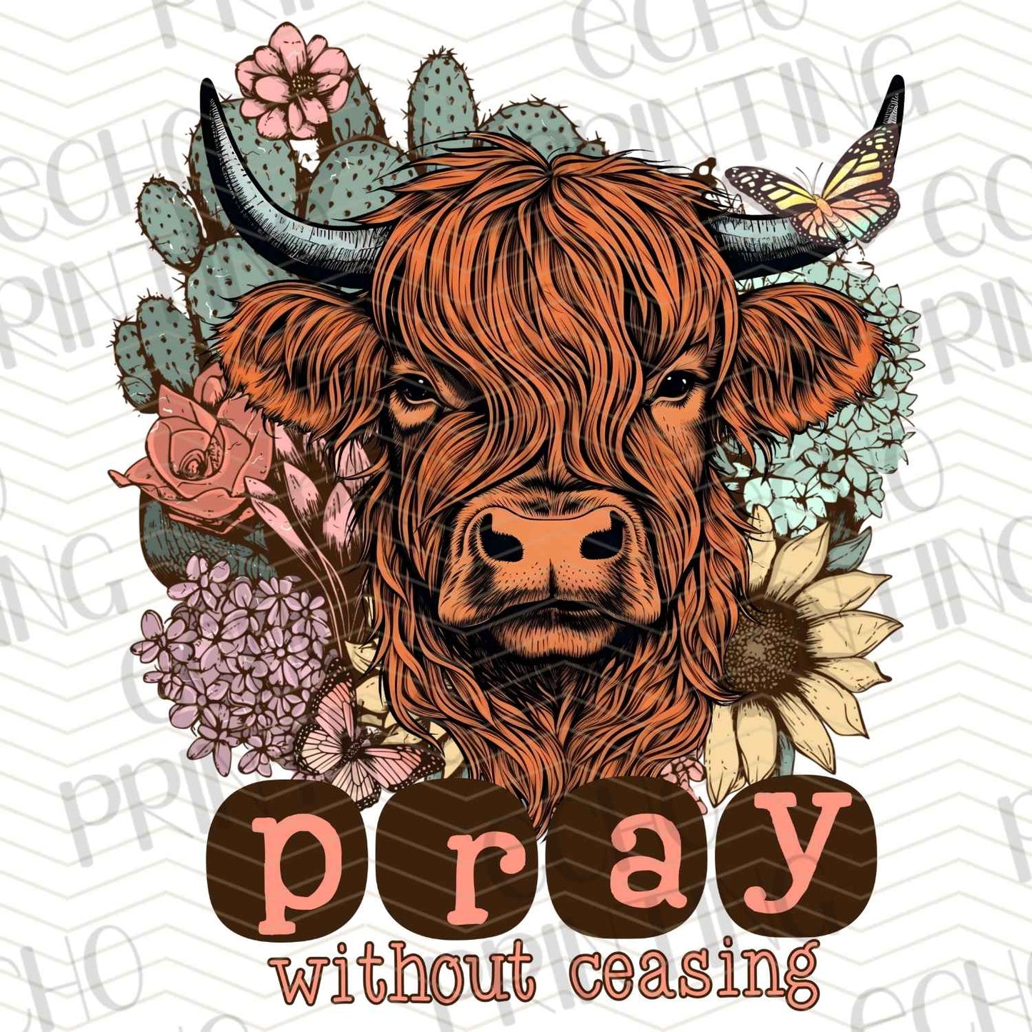 FTHG 438 – PRAY WITHOUT CEASING FLORAL