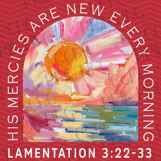 FTHG 456 – HIS MERCIES ARE NEW EVERY MORNING – LAMENTATIONS 3:22-23