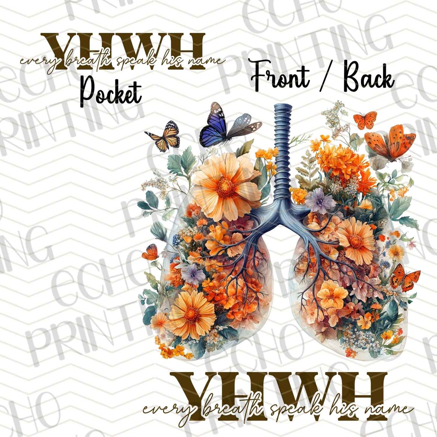 FTH 522 – YHWH | POCKET & BACK SOLD SEPERATELY