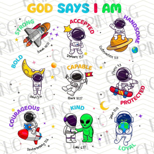 FTHG 542 – GOD SAYS I AM – FUN CHARACTERS