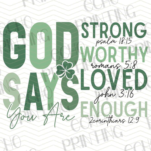 FTH 545 – GOD SAYS YOU ARE STRONG LOVED ENOUGH