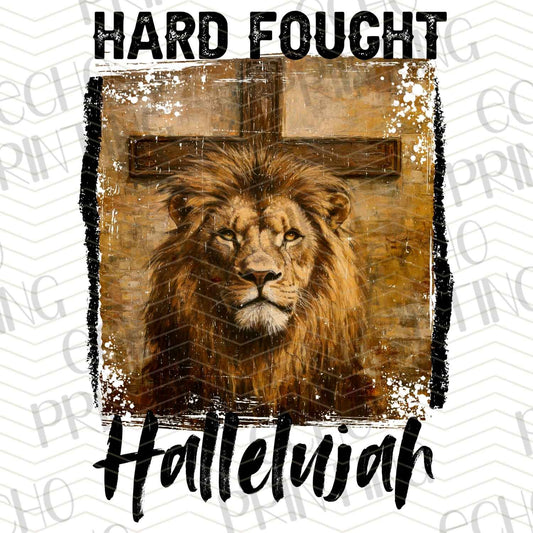 FTH 558 – HARD FOUGHT HALLELUJAH – LION & CROS