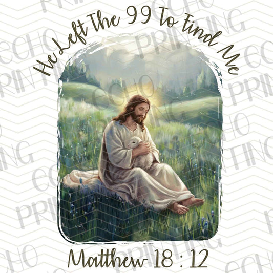 FTH 562 – HE LEFT THE 99 TO FIND ME – MATTHEW 18:12