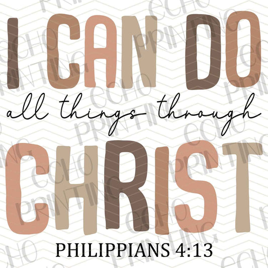 FTHG 573 – I CAN DO ALL THINGS THROUGH CHRIST – PHILIPPIANS 4:13