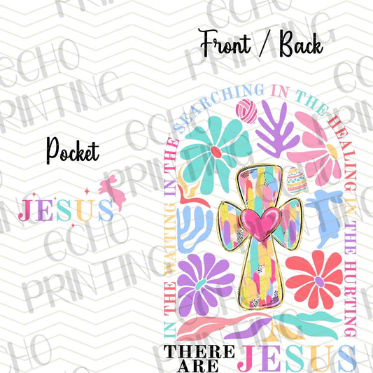 FTHG 63 – THERE ARE JESUS BLACK FONT | POCKET & BACK SOLD SEPERATELY