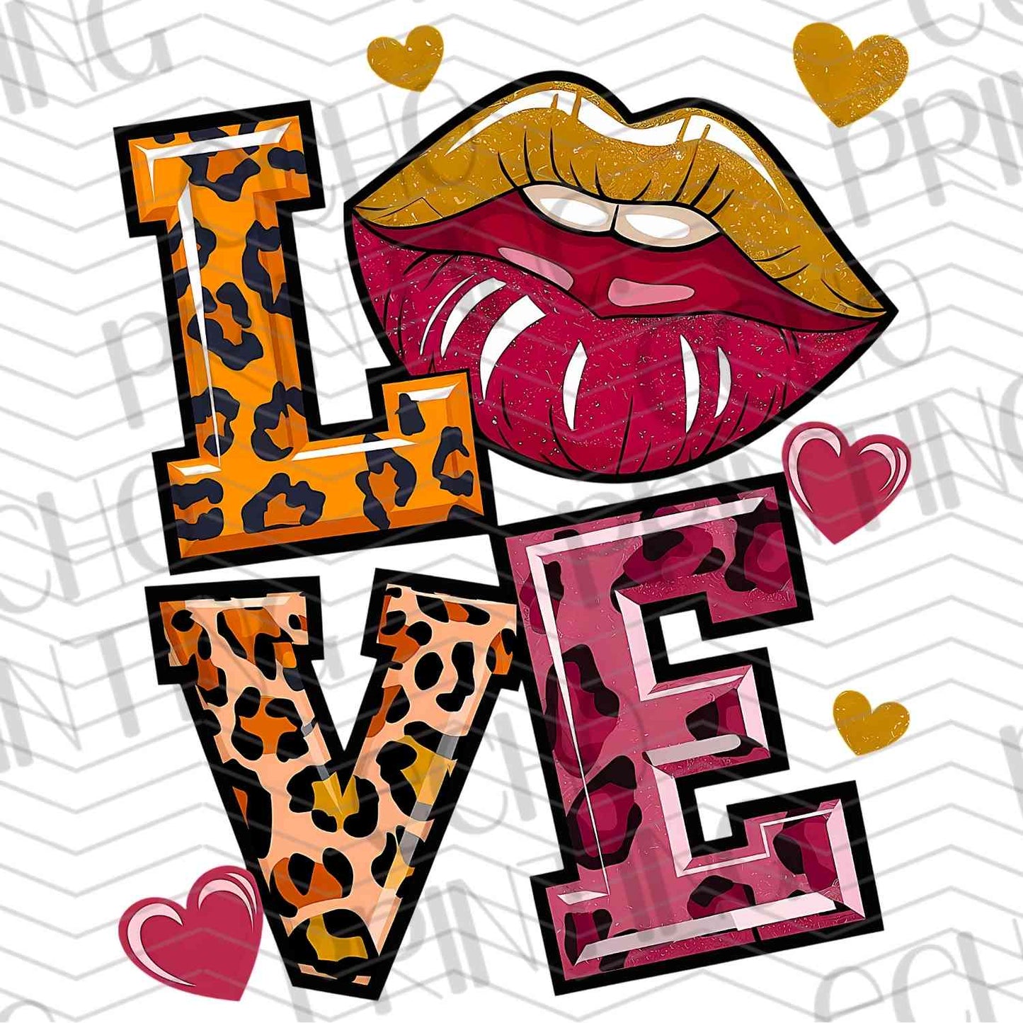 VLTG 499 - LOVE LEOPARD AND LIPS
