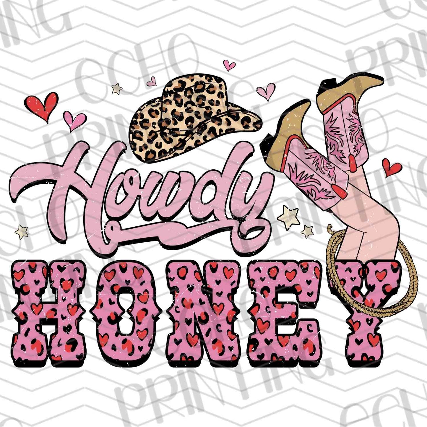 VLTG 505 - HOWDY HONEY LEOPARD COWGIRL