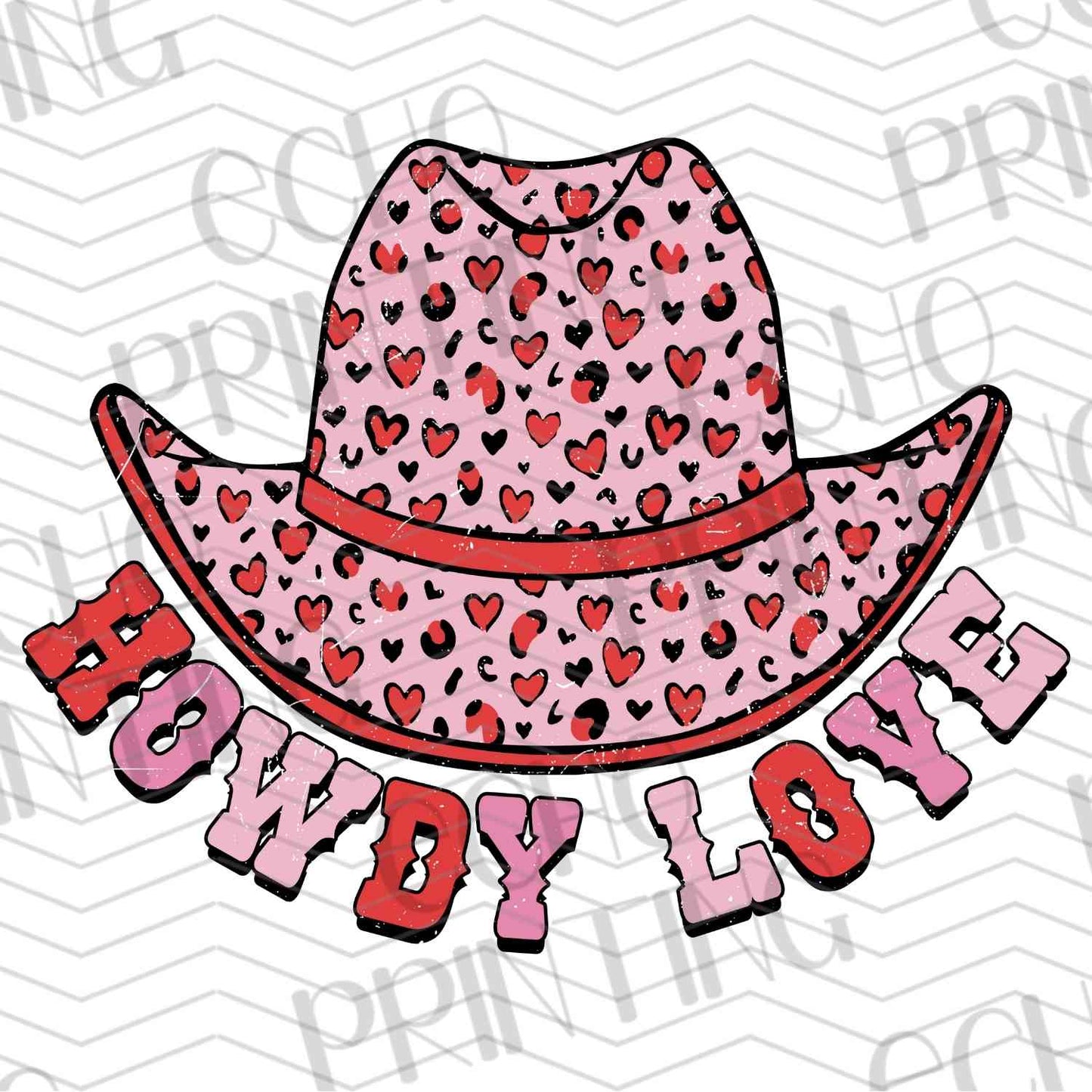 VLTG 519 - HOWDY LOVE PINK HAT