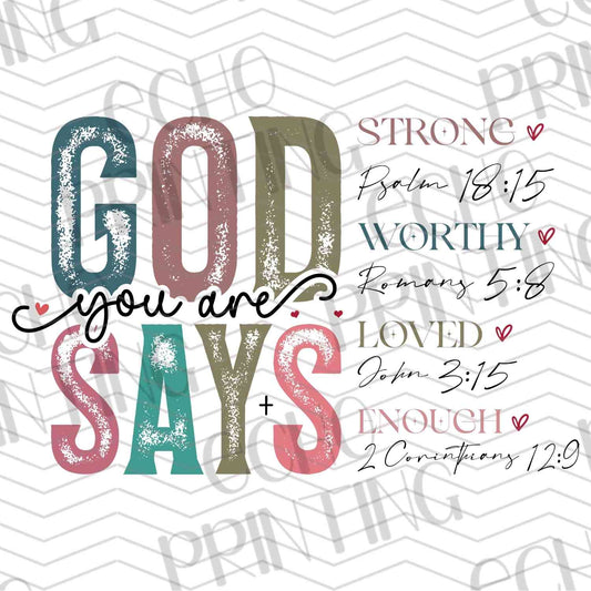 VLTG 533 - GOD SAYS YOU ARE