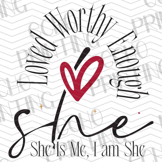 VLTG 558 - WORTHY LOVED SHE