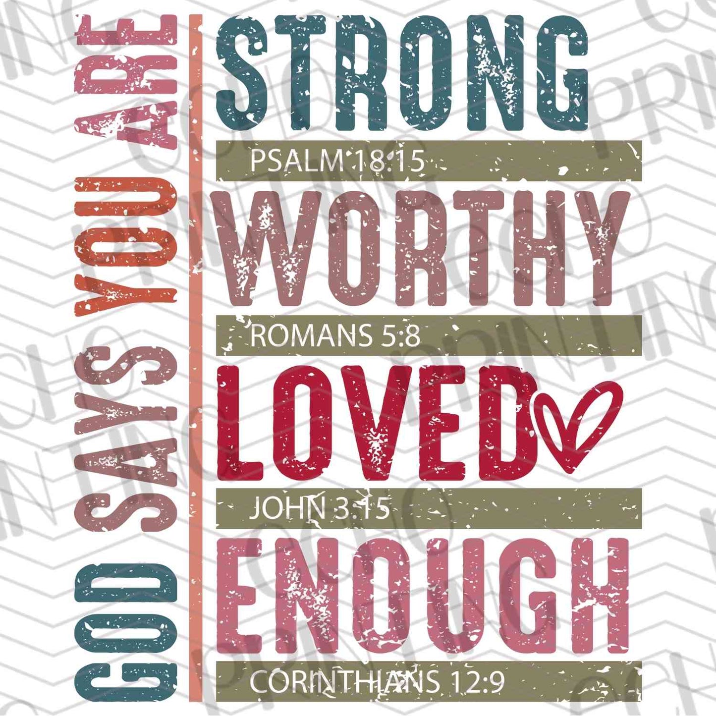 VLTG 561 - GOD SAYS YOU ARE STRONG