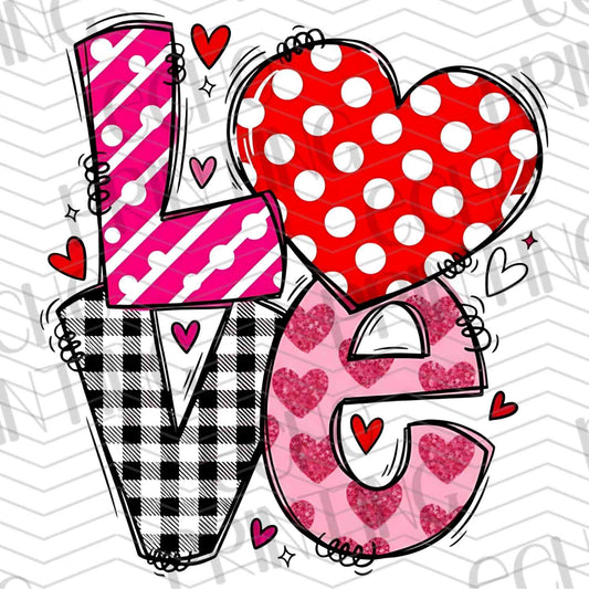 VLTG 574 - LOVE MIX PATTERN