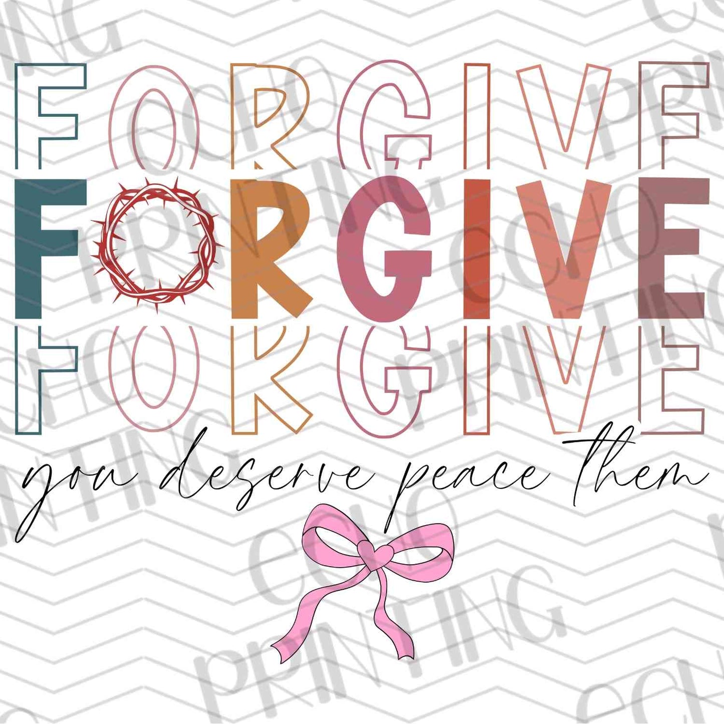 VLTG 588 - FORGIVE YOU DESERVE PEACE