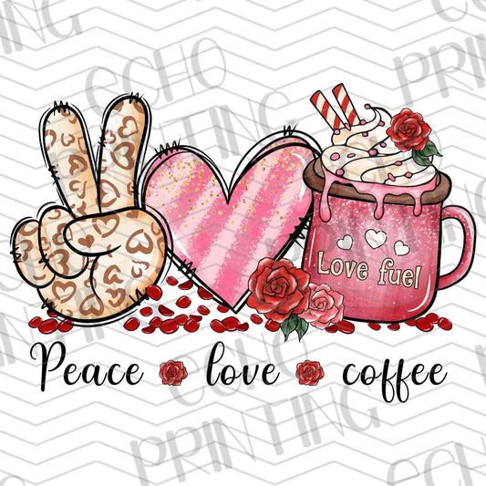 VLTG 683 – PEACE LOVE COFFEE HEARTS