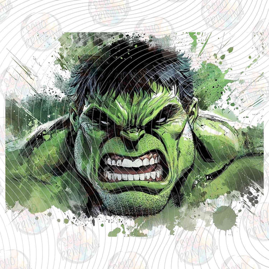 HLKG 1 - ANGRY GREEN GIANT FACE