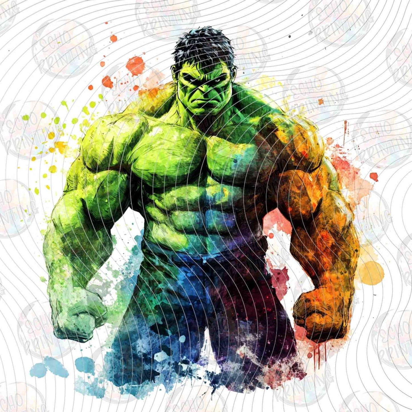 HLKG 10 - MUSCLE HERO SPLASH ART
