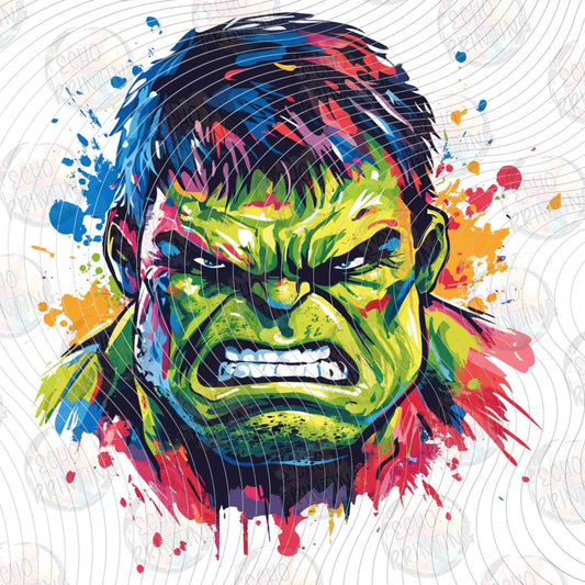 HLKG 14 - VIBRANT HERO FACE ART