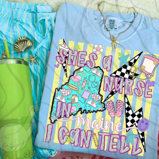 HLTCR 308 - MAINE NURSE RETRO SCRUBS MEDICAL LIFE