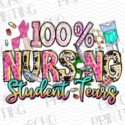 HLTCR 342 - NURSING STUDENT TEARS FUNNY NURSING SCHOOL