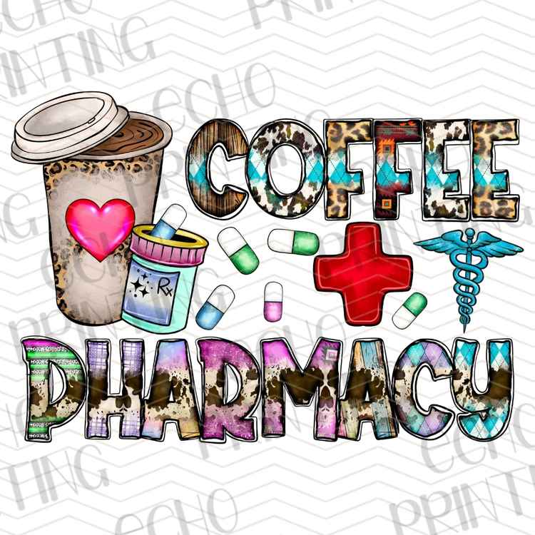 HLTCR 362 - COFFEE PHARMACY LIFE HEALTHCARE HUMOR