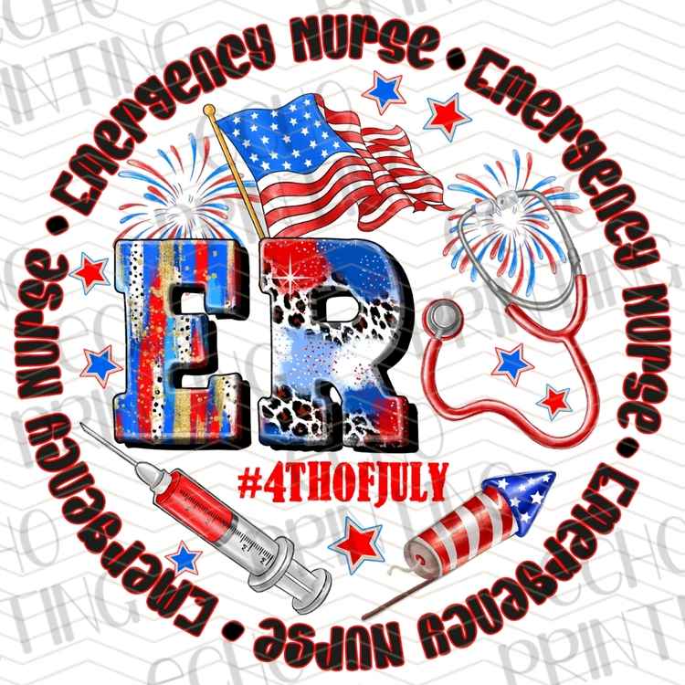 HLTCR 370 - EMERGENCY NURSE PATRIOTIC HEALTHCARE HERO