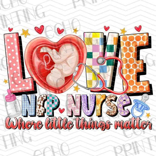 HLTCR 384 - LOVE NICU NURSE HEART CARE